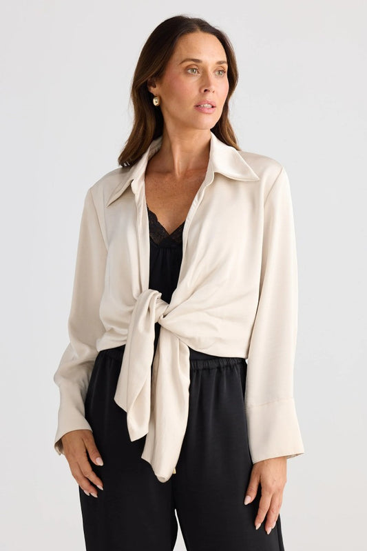 Soprano Overshirt in Oyster