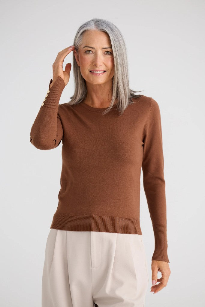 St James Knit in Chocolate