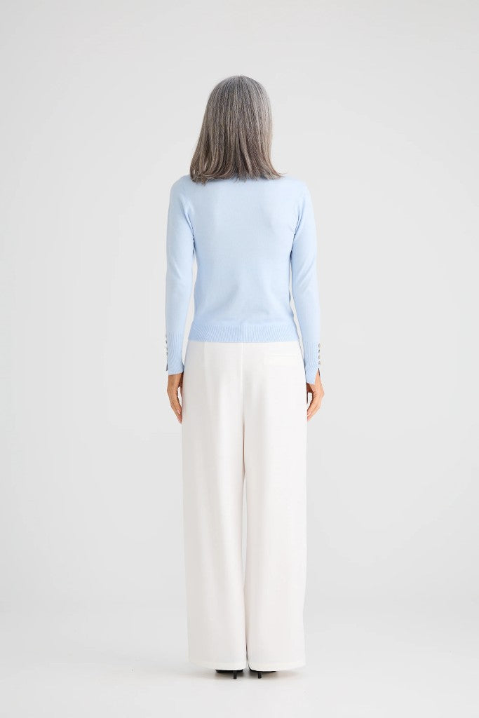 St James Knit in Light Blue