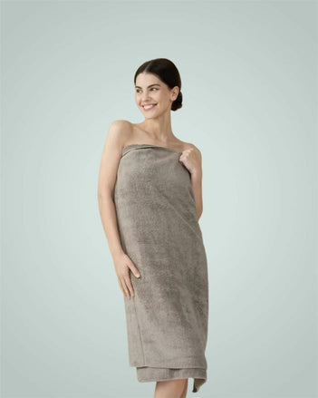 Ultima Bath Sheet in Taupe