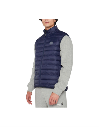 Core Sleeveless Puffer in True Navy