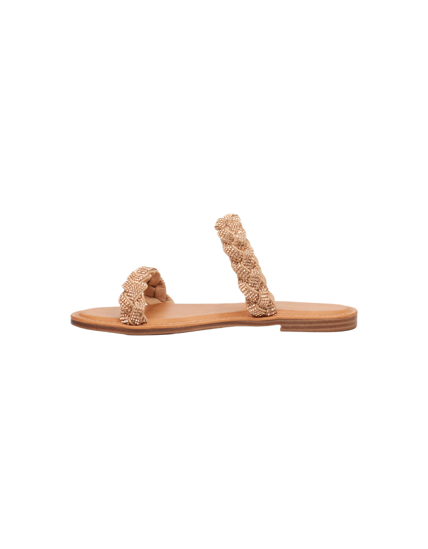 Basil Strappy Sandal in Rose Gold