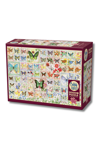 'Butterflies and Blossoms' 2000 Piece Puzzle