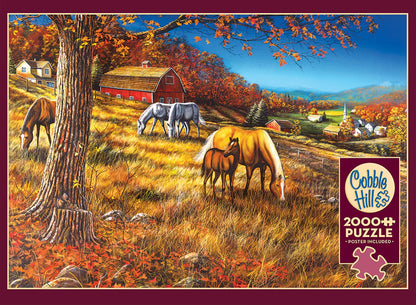 'Hillside Gathering' 2000 Piece Puzzle