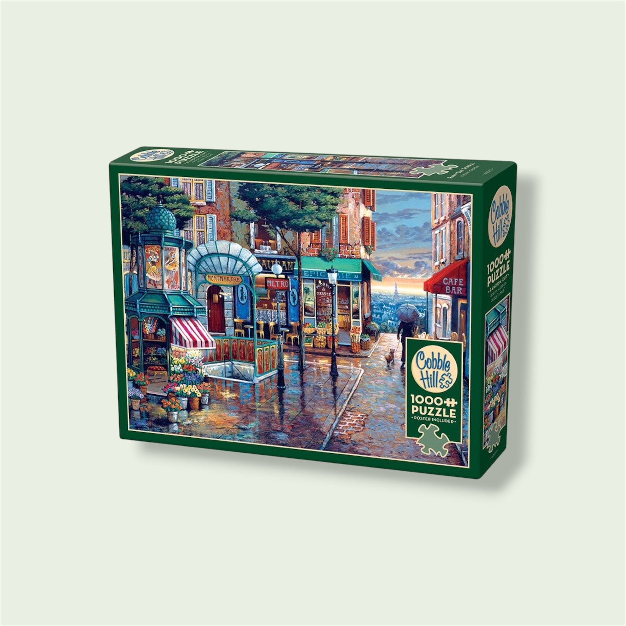 1000 Piece Puzzle in Rainy Day Stroll