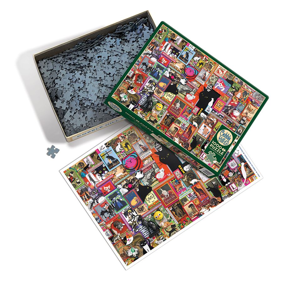 1000 Piece Puzzle in Catsville