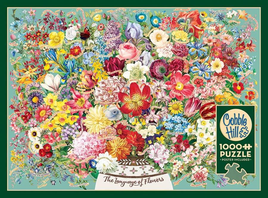 1000 Piece Puzzle in The Language of Flowers