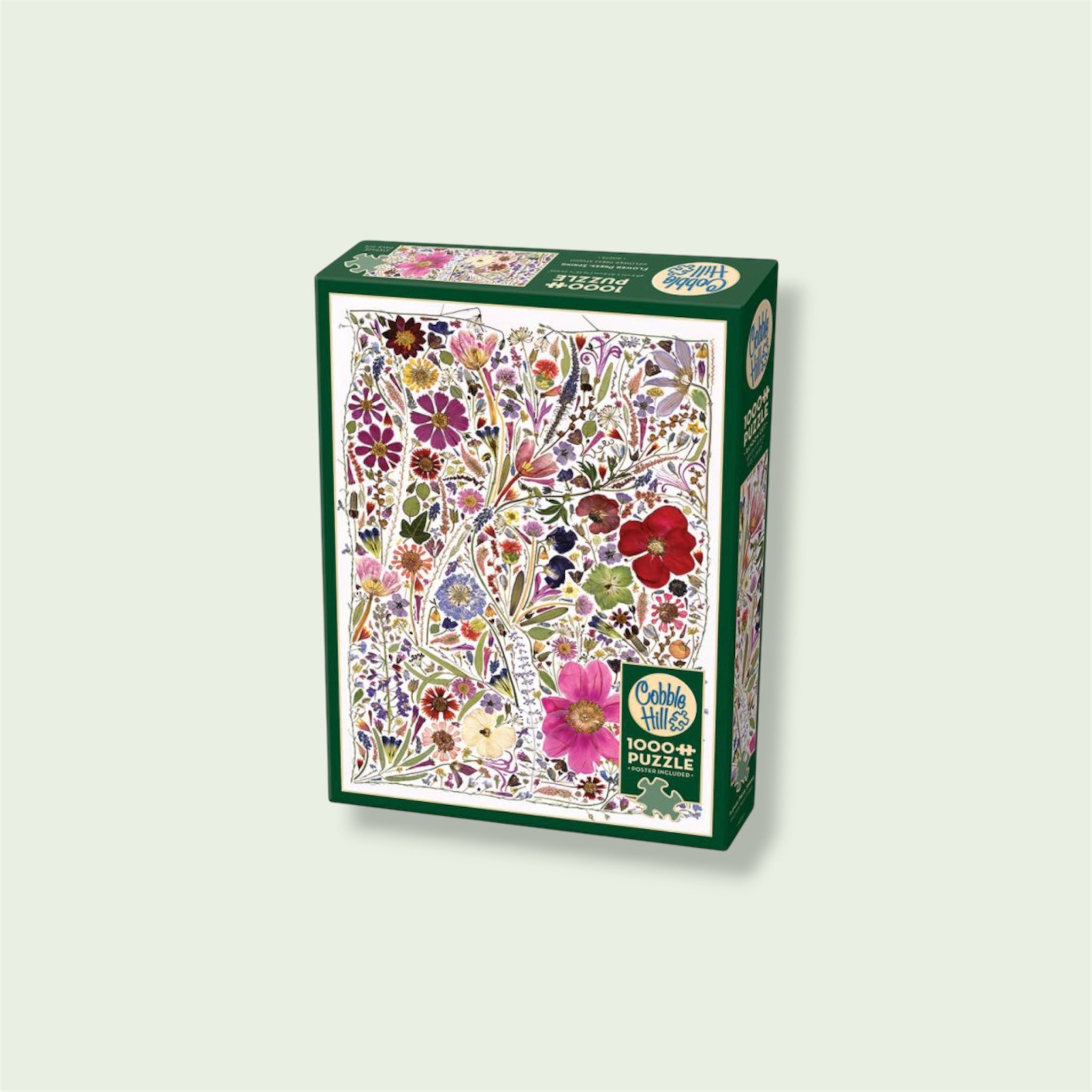 1000 Piece Puzzle in Flower Press: Spring