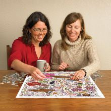 1000 Piece Puzzle in Flower Press: Spring