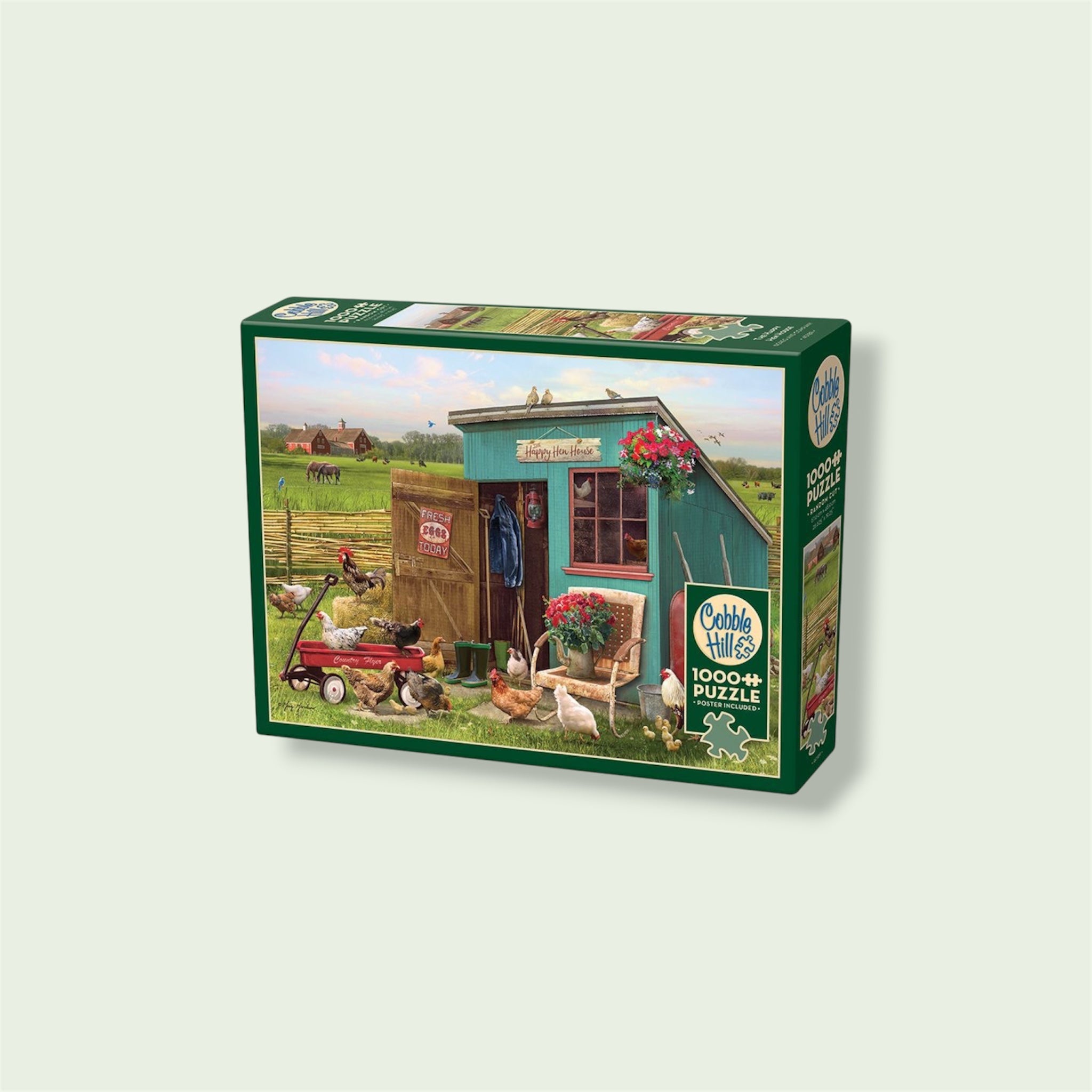 1000 Piece Puzzle in The Happy Hen House
