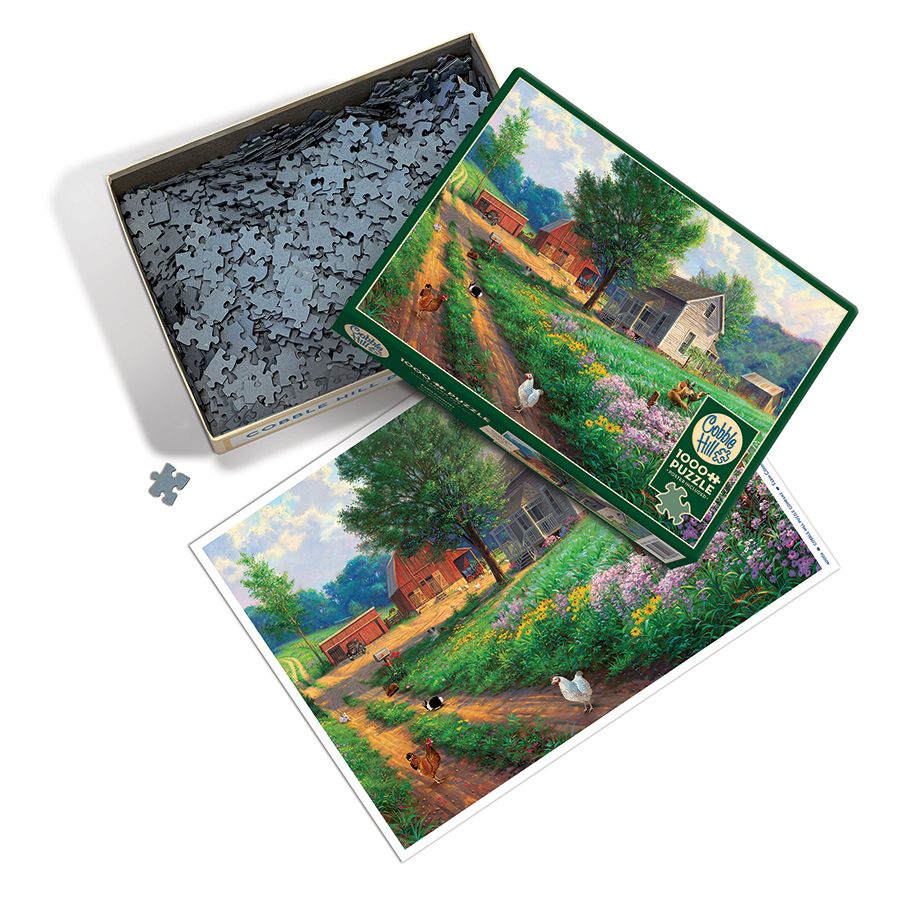 1000 Piece Puzzle in Farm Country