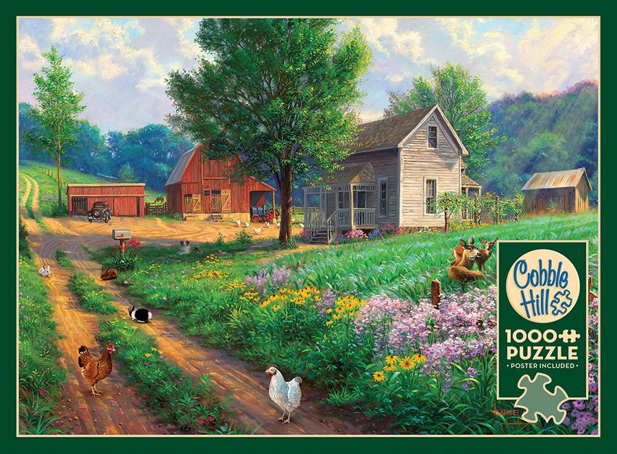 1000 Piece Puzzle in Farm Country