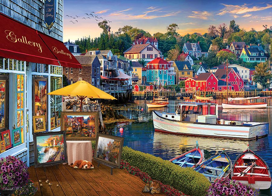 1000 Piece Puzzle in Harbour Gallery
