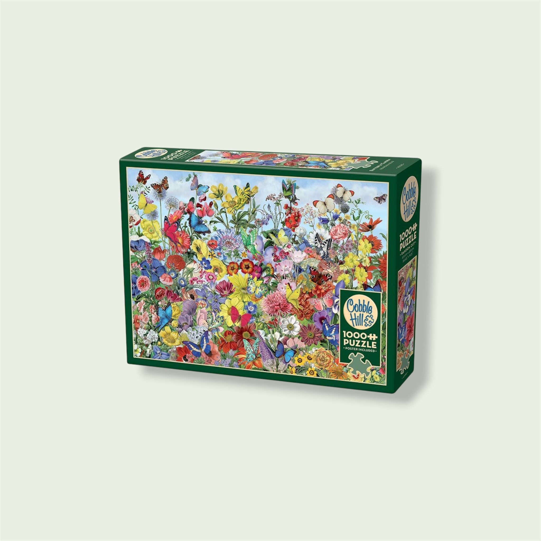 1000 Piece Puzzle in Butterfly Garden