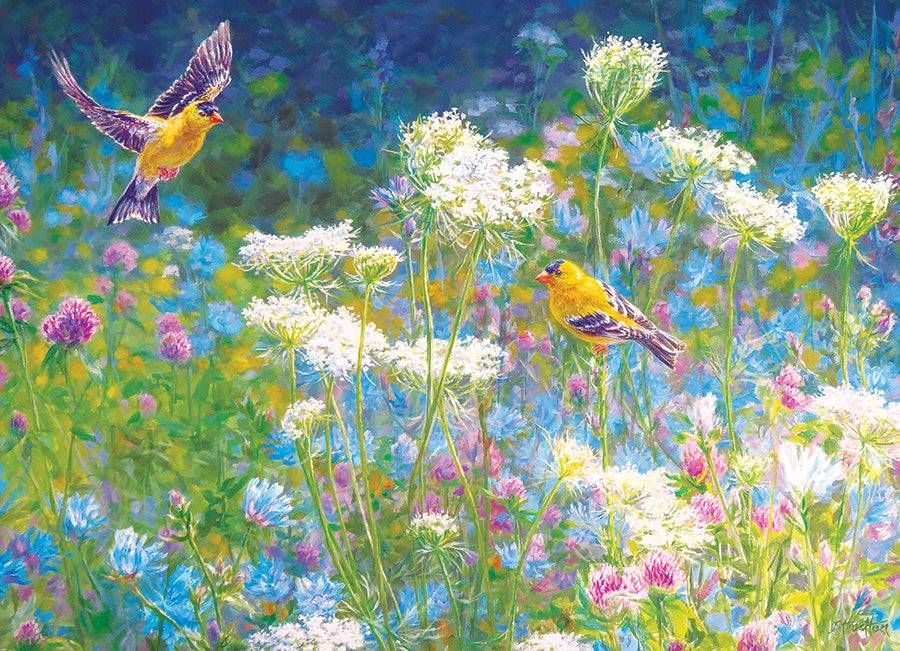 1000 Piece Puzzle in Visiting the Meadow