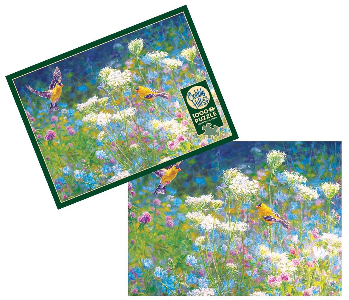 1000 Piece Puzzle in Visiting the Meadow