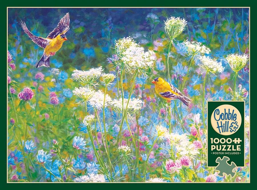 1000 Piece Puzzle in Visiting the Meadow