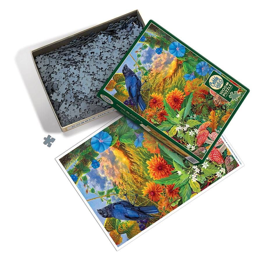 1000 Piece Puzzle in Woodland Gathering