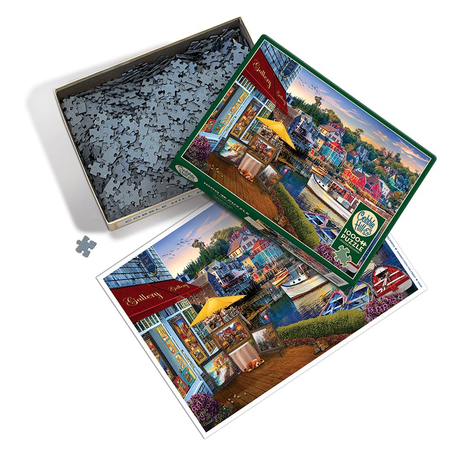 1000 Piece Puzzle in Harbour Gallery