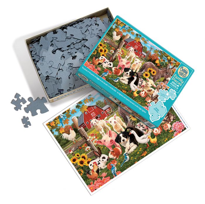 350 Piece Family Puzzle / Family Farm