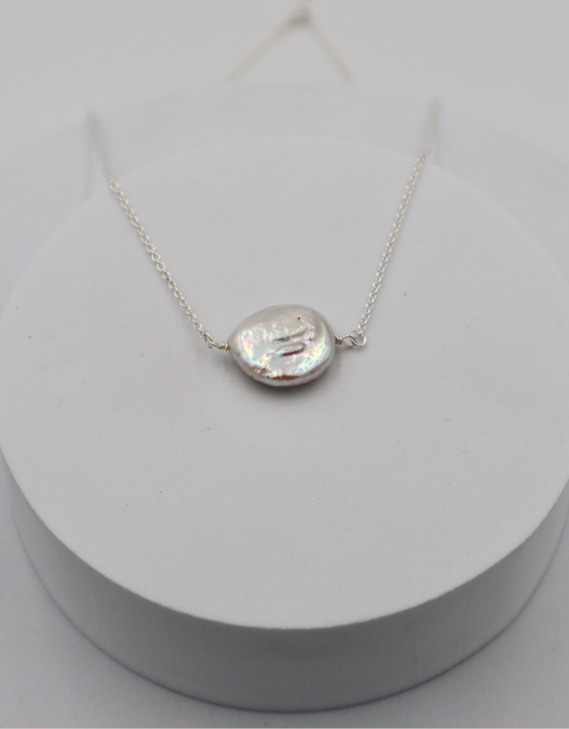Coin Pearl on Extra Fine Chain