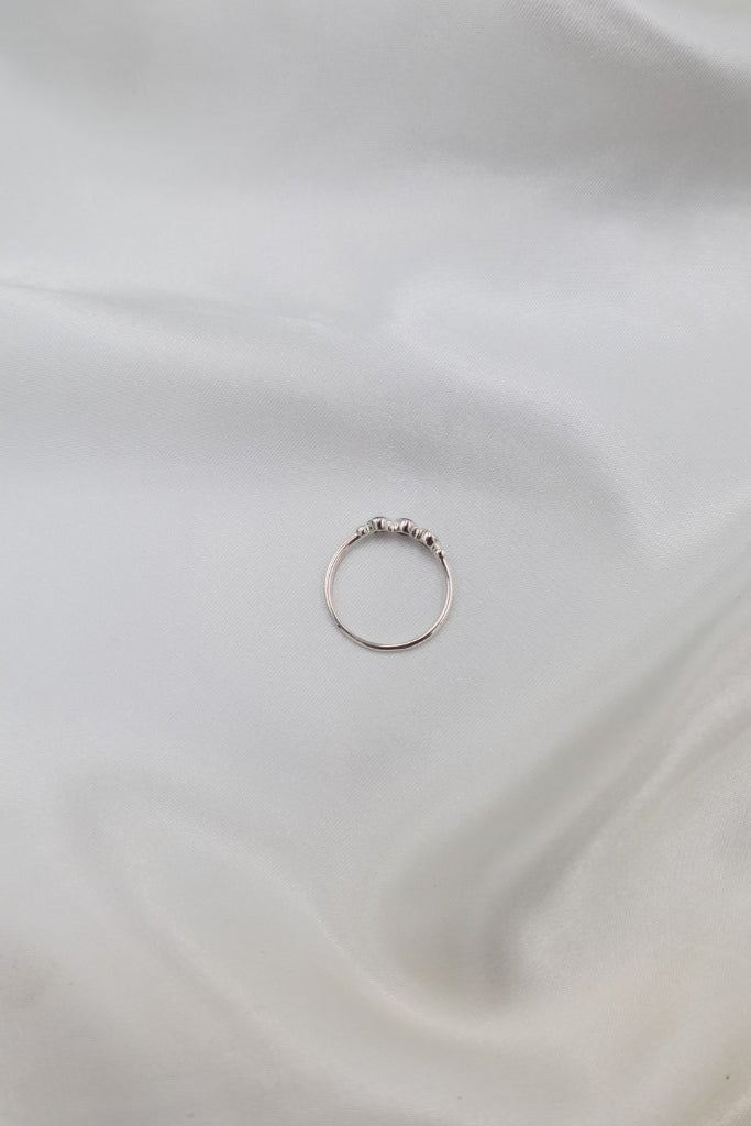 Sterling Silver Colleen Faceted Peridot Ring