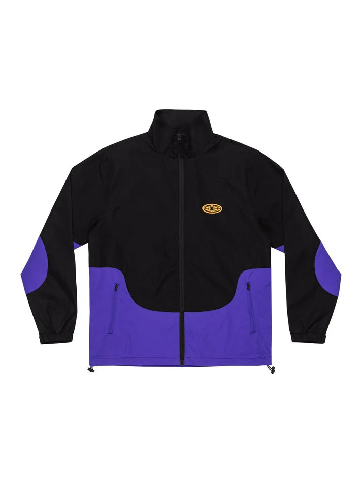 All Terrain Windbreaker Jacket in Black / Royal Blue