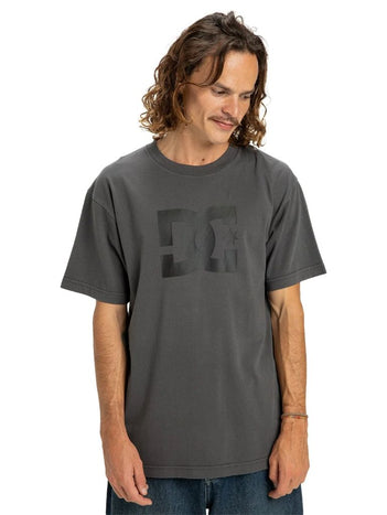 Star SS Tee in Washed Black