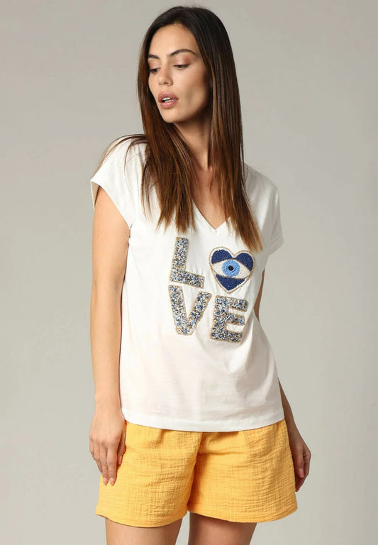 Myko Beaded Tee