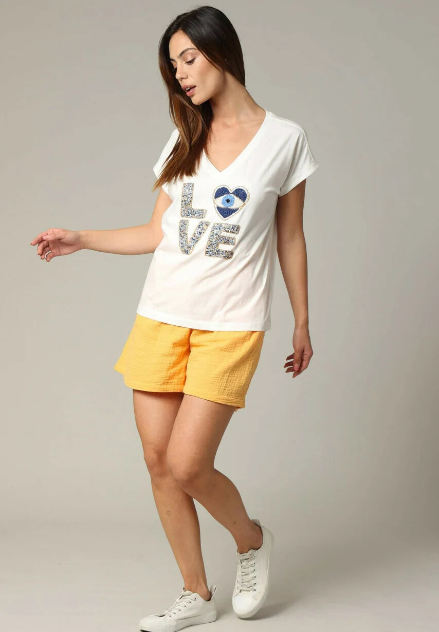 Myko Beaded Tee