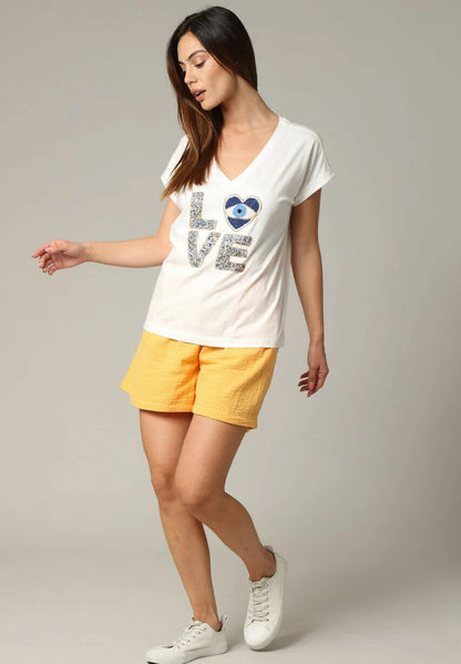 Myko Beaded Tee