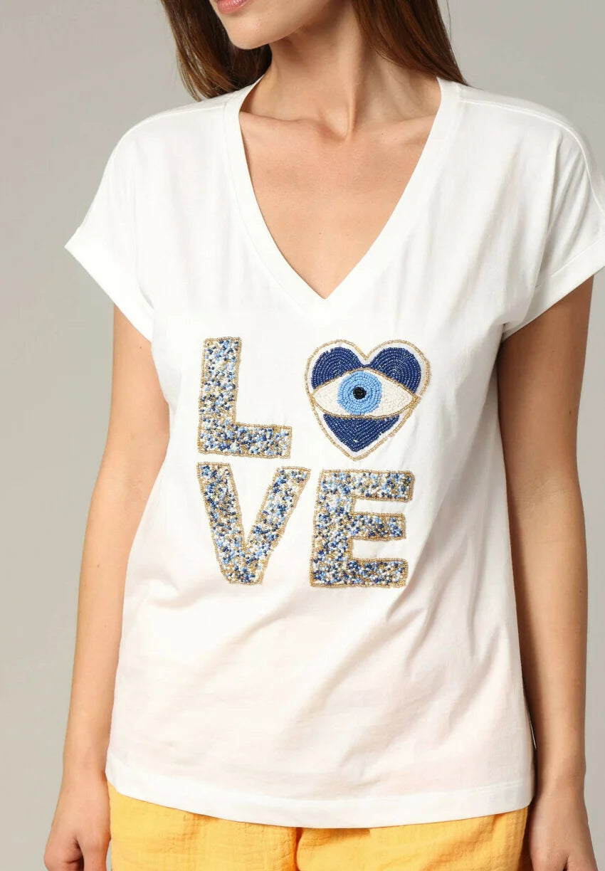 Myko Beaded Tee