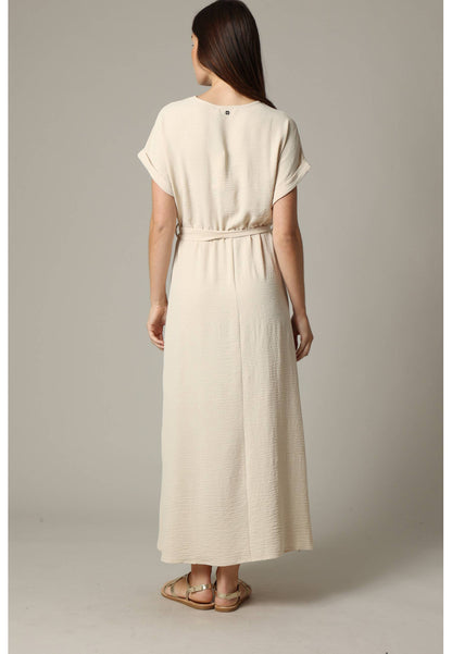Teyssa Maxi Dress in Linen