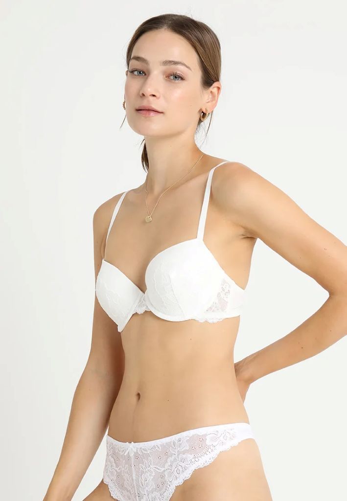 Claire Padded Underwire T-Shirt Bra in Ivory