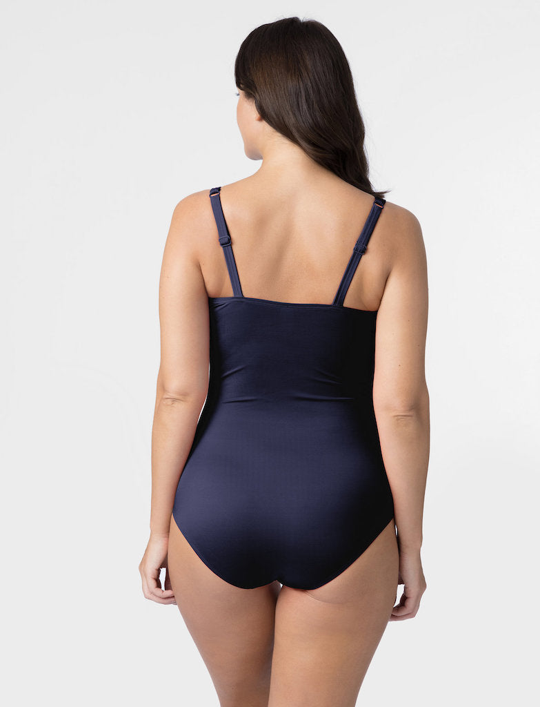 Fiji Shaping One Piece Swimsuit in Ink