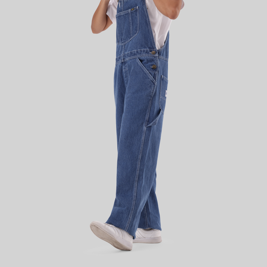 Denim Dungaree's in Mid Shade