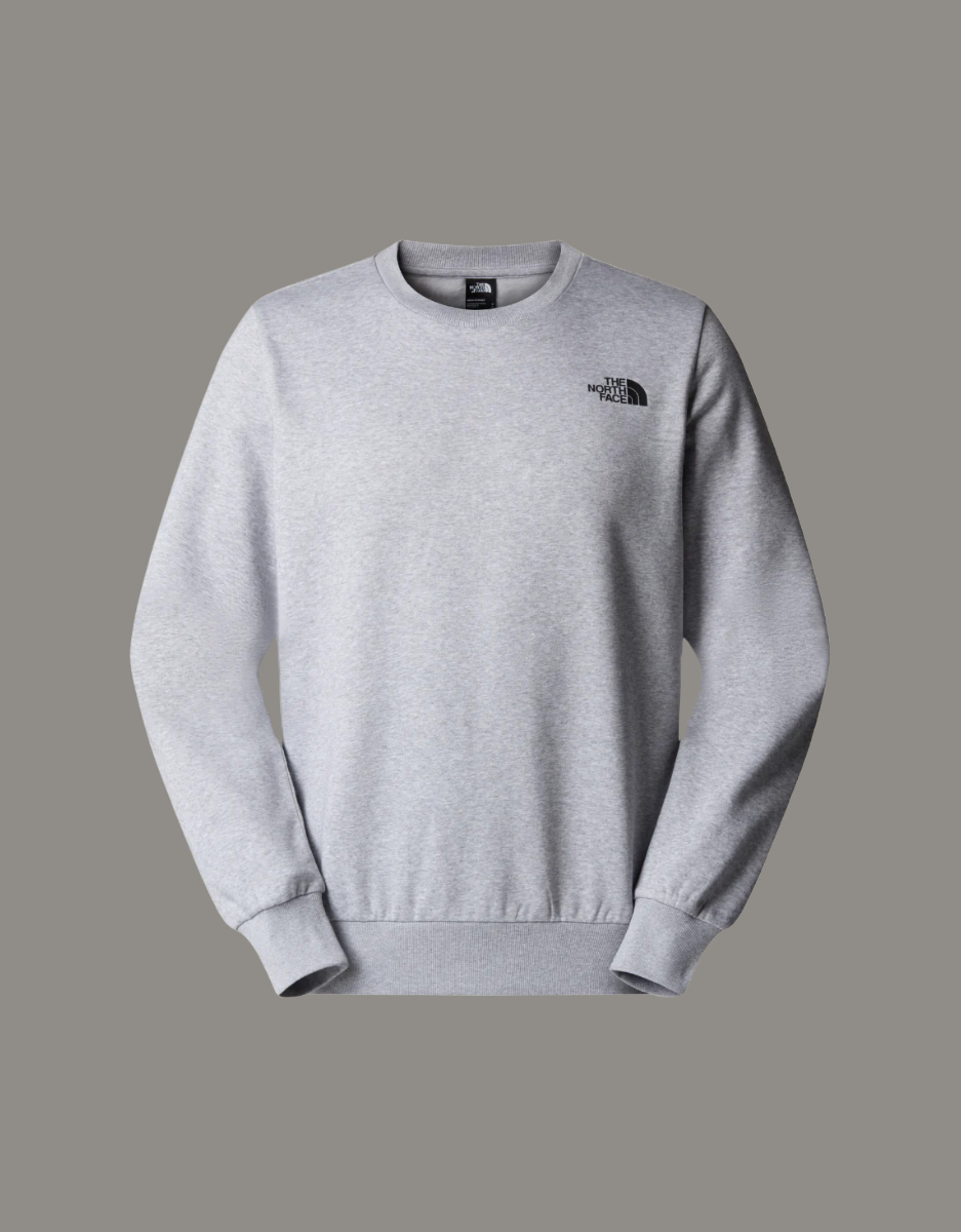 Simple Dome Crew Sweatshirt in TNF Light Grey Heather