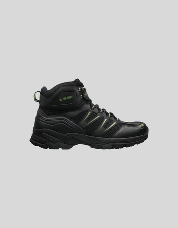 Grand Canaria Mid Mens Shoe in Black / Sphagnum