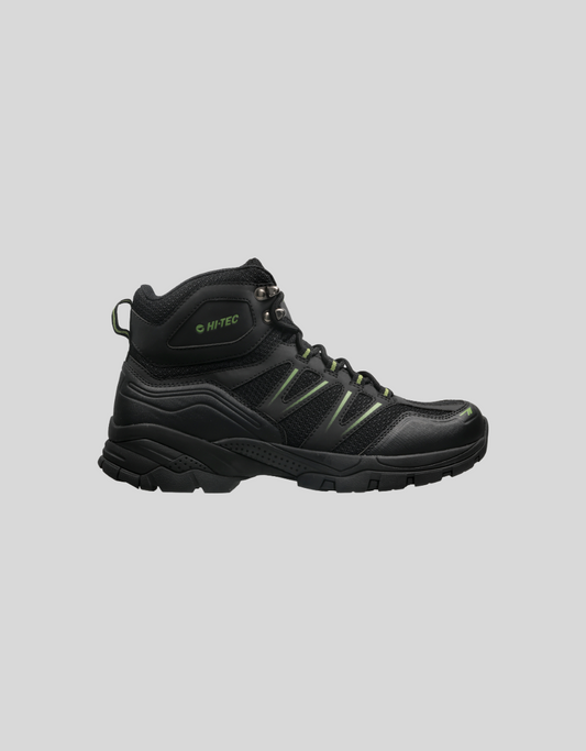 Grand Canaria Mid Mens Shoe in Black / Sphagnum
