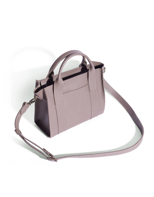 Noa East-West Medium Crossbody Shopper in Dark Taupe
