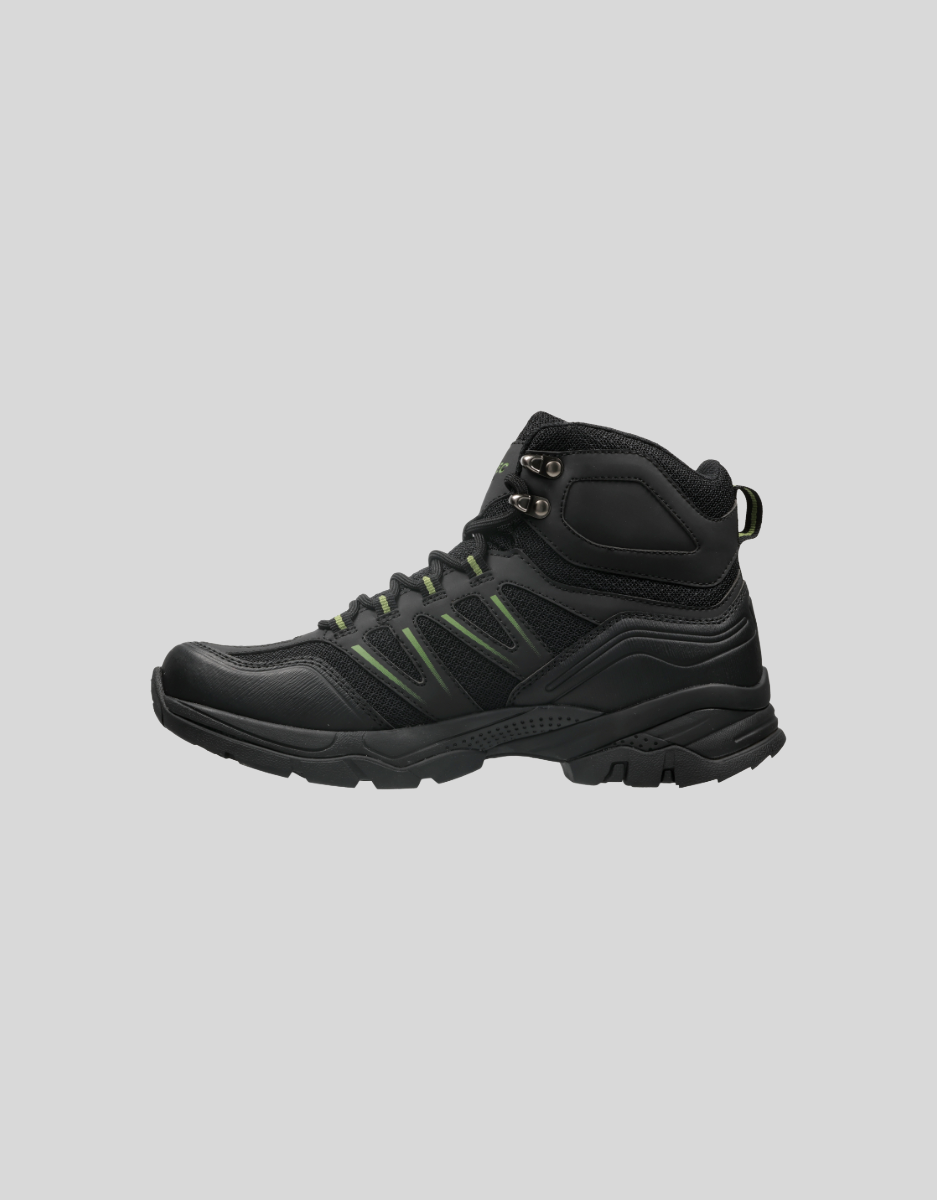 Grand Canaria Mid Mens Shoe in Black / Sphagnum