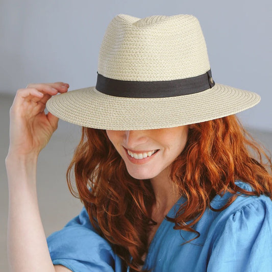 Braided Fedora in Natural