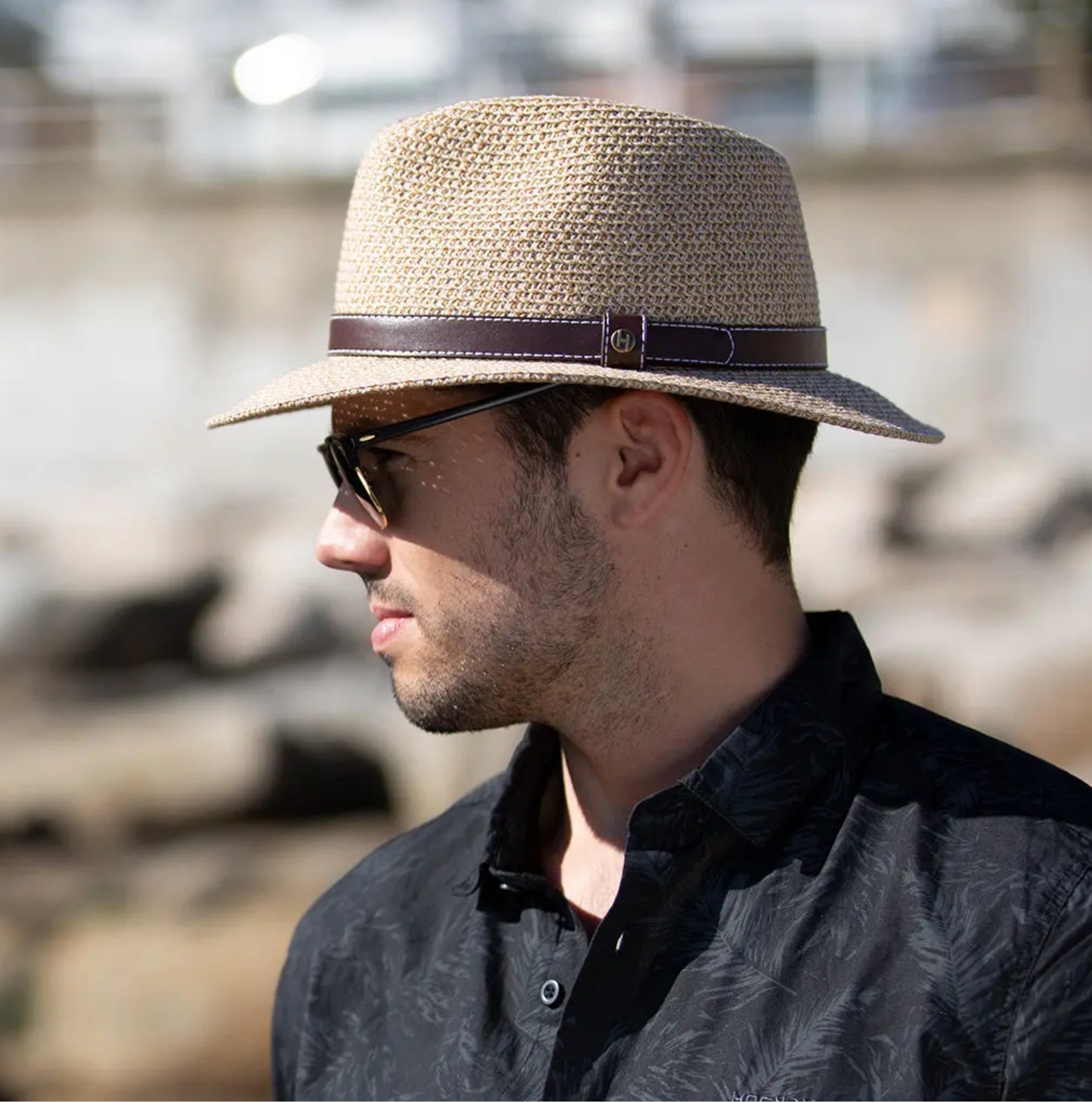 Hugh Trilby Hat in Natural