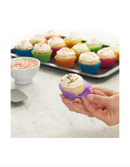 Silicone Muffin Cups (Set of 12)