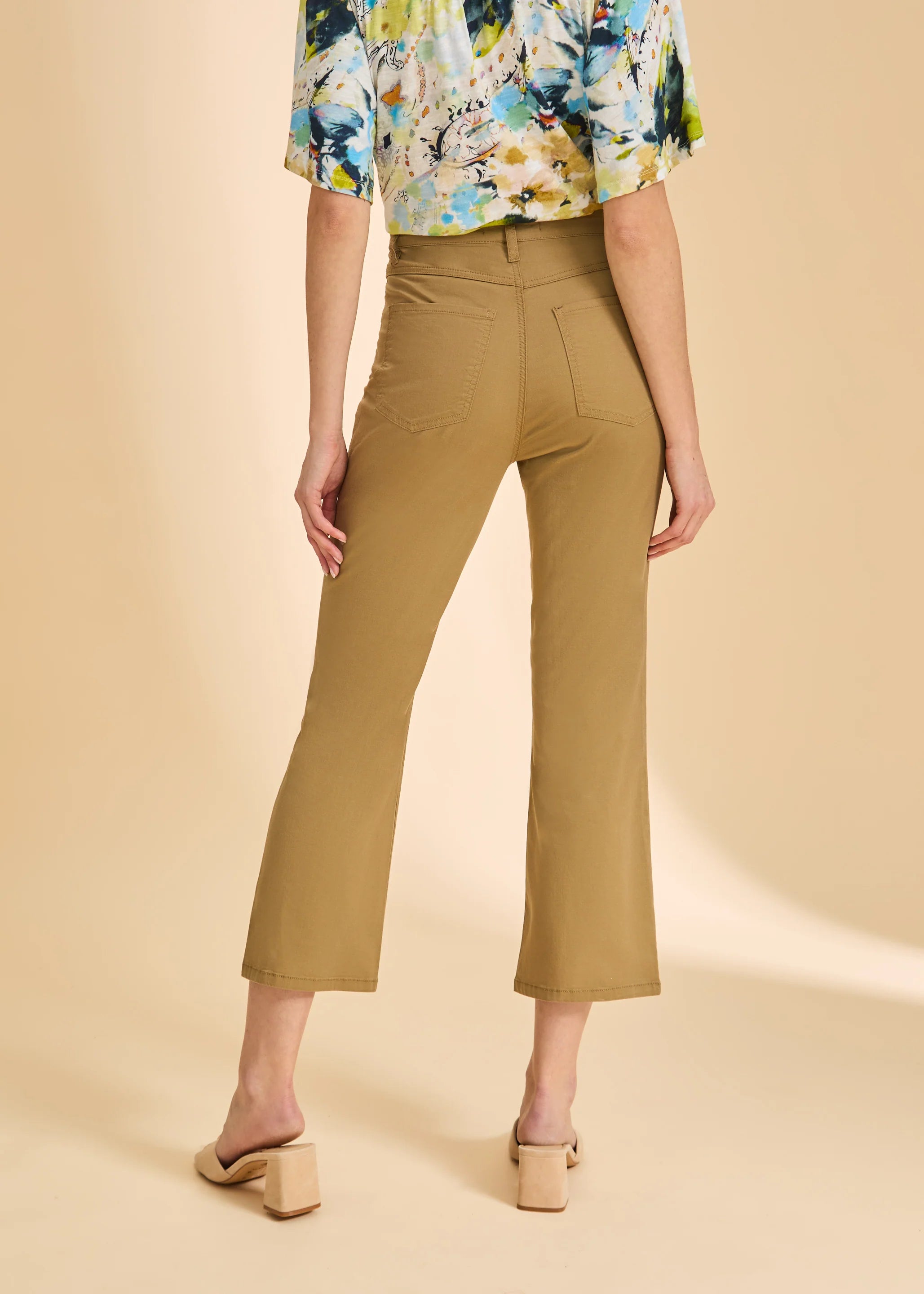 Suzanne Lightweight Twill Boot Crop in Henna