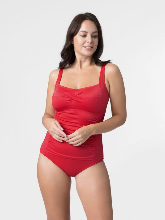Fiji Shaping One Piece Swimsuit in Red