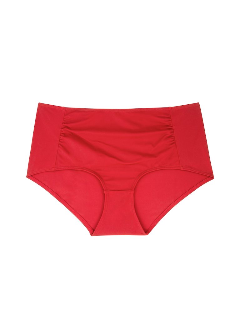 Fiji Hipster Classic Bikini Bottom in Red