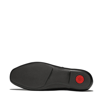 Delicato Crystal Leather Mary Jane in Black