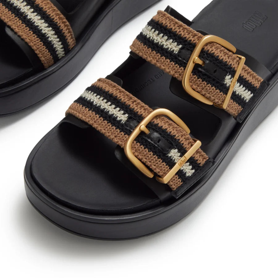 Gen-FF Max Buckle Two Bar Slides in Black Mix