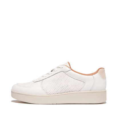 Rally Mesh Panel Sneakers in Urban White